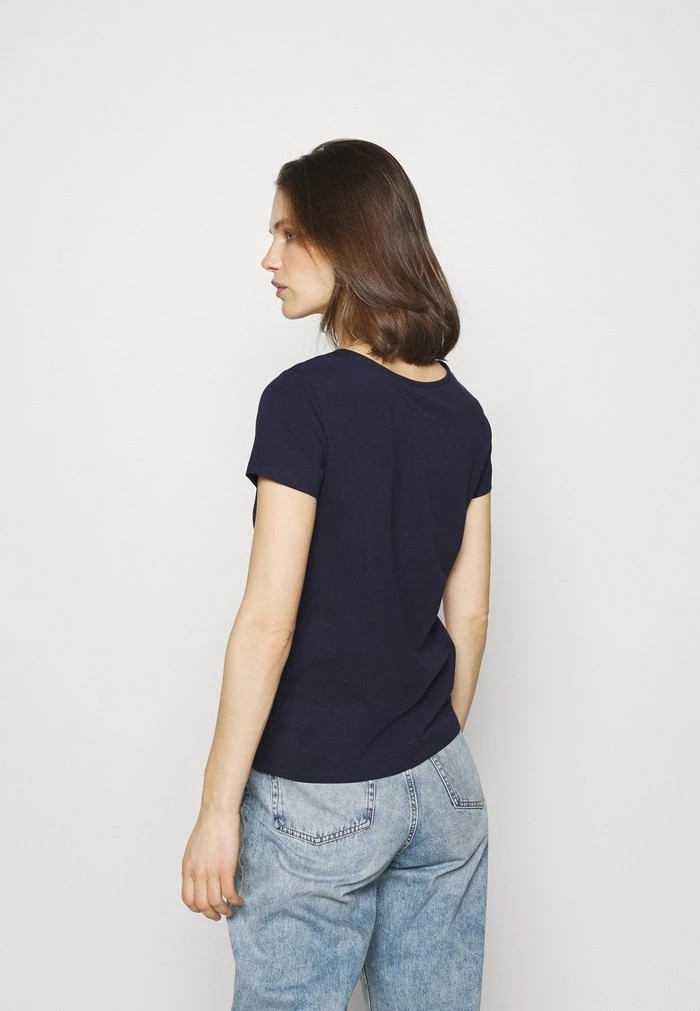 T-Shirt ANNA FIELD Anna Field Print T-shirt Bleu Marine Femme | NWL-0814822